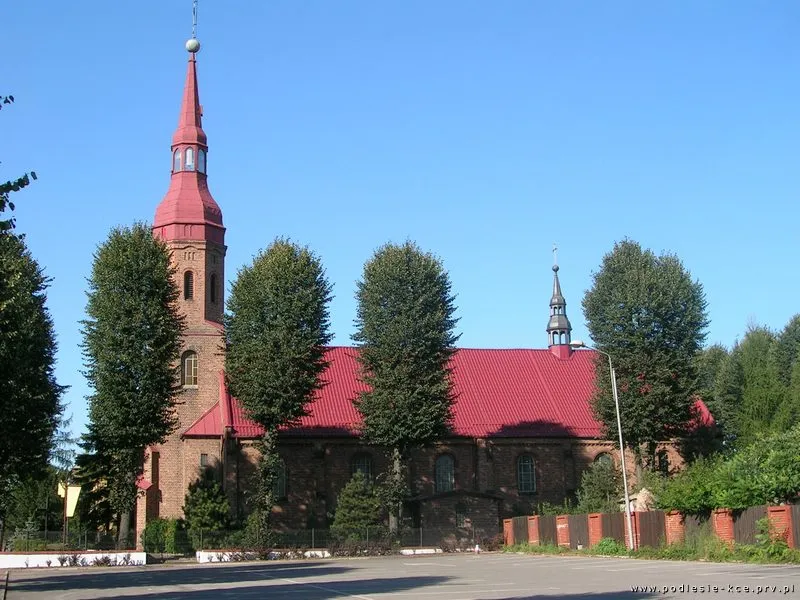 Katowice-Podlesie. Kościół Matki Bożej Częstochowskiej wybudowany w 1920 roku.