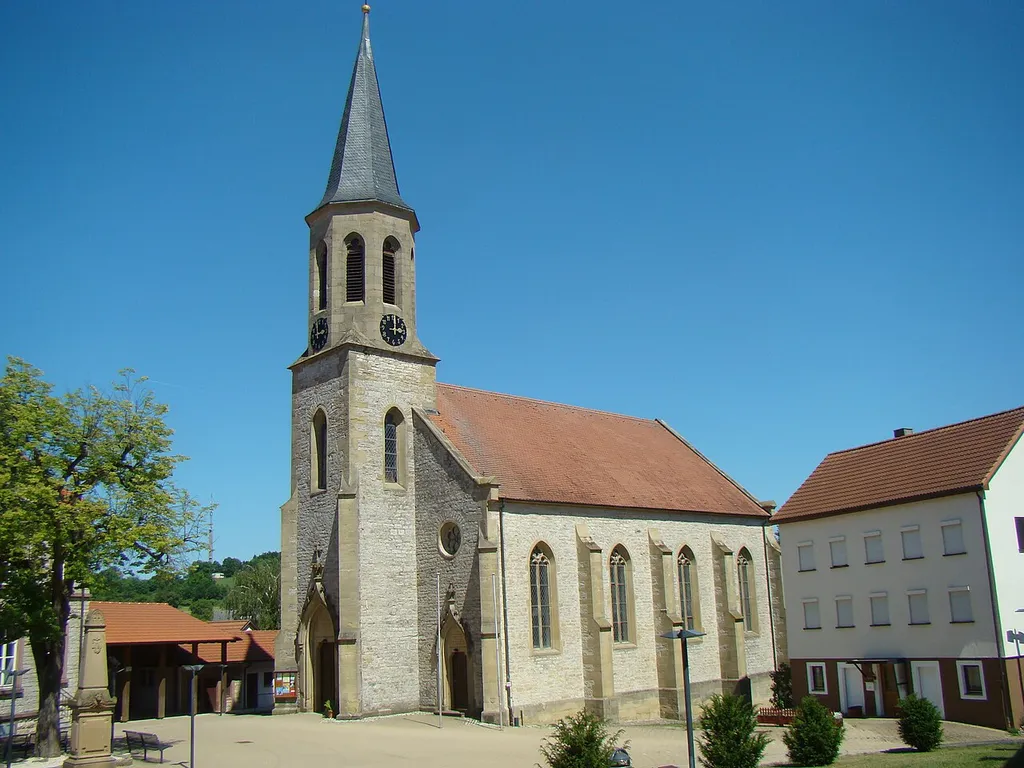 Kirche in Merchingen (Ravenstein)