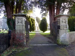 Gates And Piers To Churchyard Of Church Of St Peter And St Paul