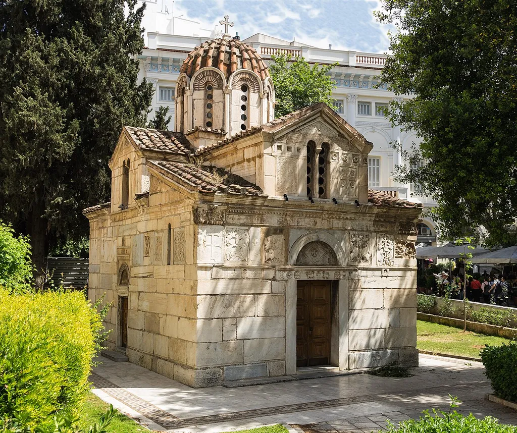 Church of Theotokos Gorgoepikoos and Ayios Eleytherios, Athens, Greece.
