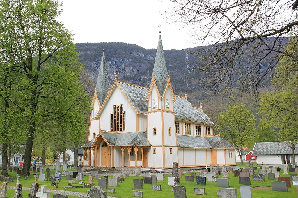Hauge kirke, church in Lærdal