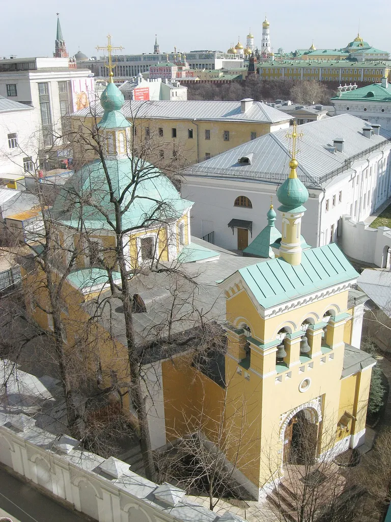 Saint Nicholas Church in Moscow, Starovagankosky Sidestreet.