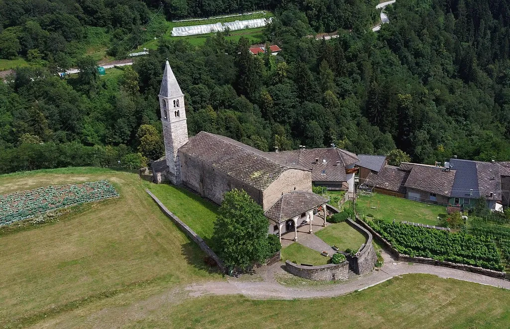 Saint Maurus church in San Mauro (Baselga di Piné, Trentino, Italy)