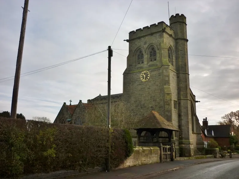 Holy Trinity parish church, Calverhall, Shropshire, seen from the west