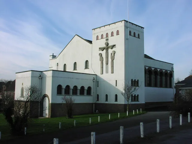 St. Martin of Tours - Barton. C of E St. Martin of Tours is a Cof E Parish Church at the junction of Barton Hill Road and Beechfield Ave. The architect was F. Cachemaille-Day. Foundation stone laid 15 Feb 1939, and opened on 20th July 1940, but was incomplete due to the Second World War. The church was not completely finished until 1962.