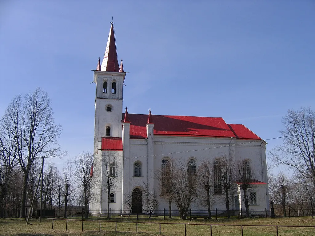 Nīcgale (Neicgaļs) Nativity of the Virgin Mary Roman Catholic Church, Daugavpils municipality, Latvia.