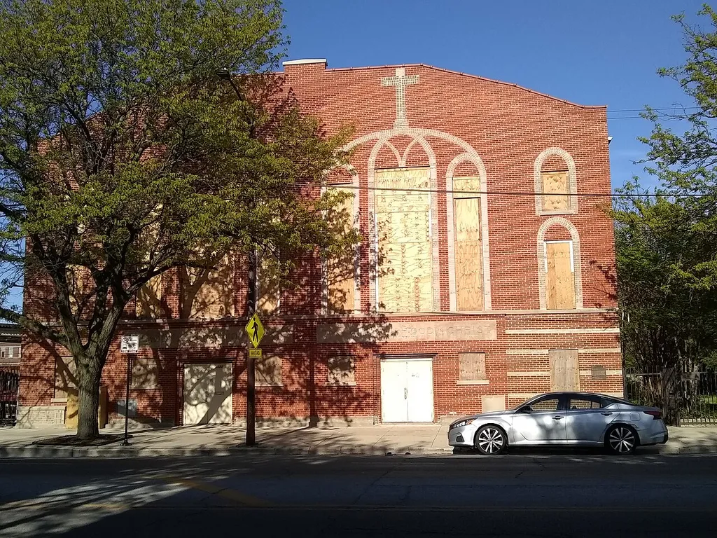 Roberts Temple Church of God in Christ in Bronzeville, Chicago was the site of Emmett Till's open-casket funeral in 1955. Photos of his mutilated body led to widespread outrage, galvanizing the Civil Rights Movement. The site is designated as part of the Emmett Till and Mamie Till-Mobley National Monument, as well as a Chicago Landmark.