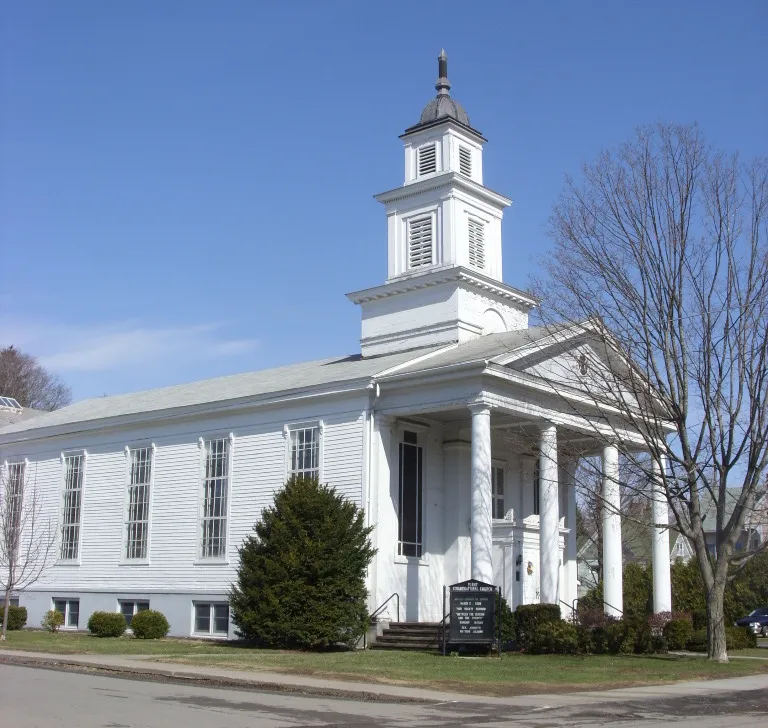 The First Congregational Church of Walton, in Walton, New York, is listed on the U.S. National Register of Historic Places. This is an image of a place or building that is listed on the National Register of Historic Places in the United States of America. Its reference number is 15000476 (Wikidata).