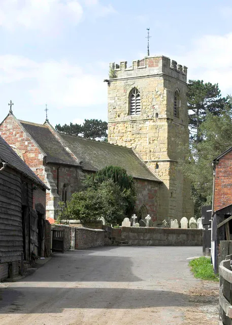 St Michael and all Angels parish church, Loppington, Shropshire, seen from the northeast