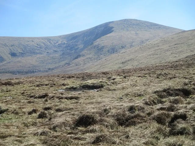 Looking into the north prison of Lugnaquilla from Camara Hill, County Wicklow, Ireland