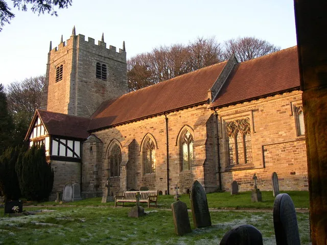 St Wilfrid's Church, Halton Apart from the medieval tower, this church was built in 1876-7, designed by Paley &amp; Austin. Pevsner wrote that their work can be recognised by their red tiled roofs and the subtly composed variety of the Dec (Decorated style) S windows. The shaft of the Halton Cross has sneaked into the picture on the right.