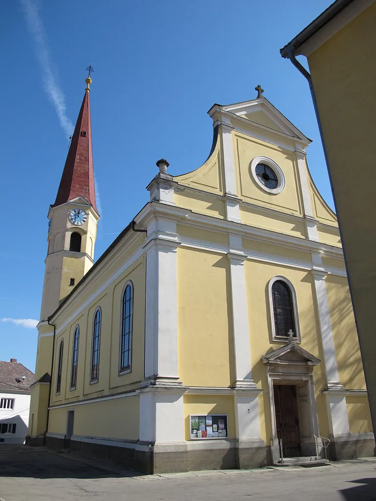 Pfarrkirche Wundschuh This media shows the protected monument with ObjektID 57835 in Austria. (Commons, de, Wikidata)