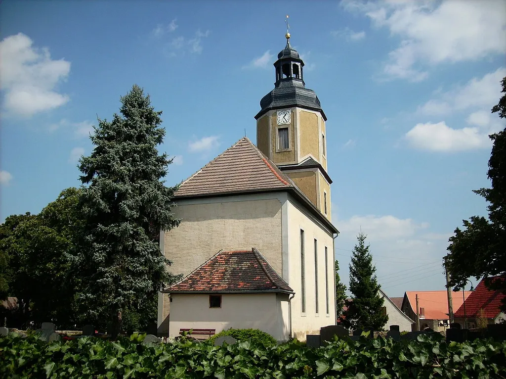 Church of the village of Neidschütz (Naumburg/Saale, district of Burgenlandkreis, Saxony-Anhalt)