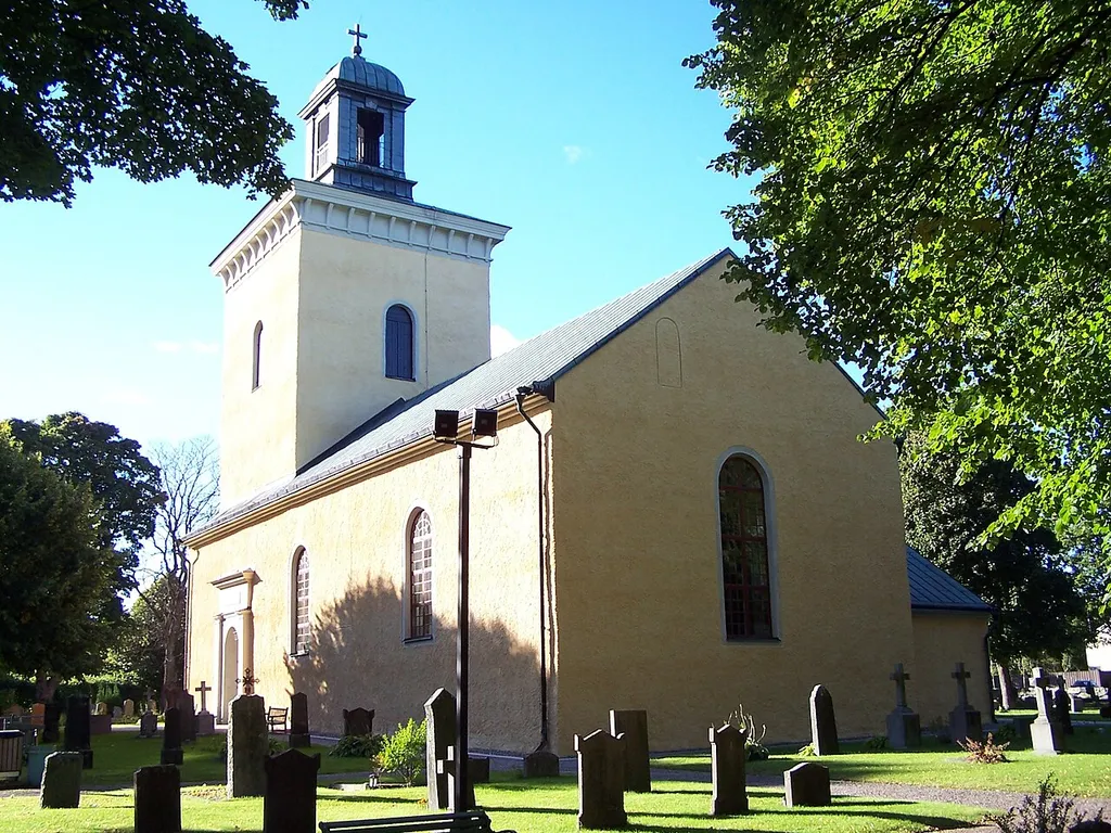 Västerhaninge church from southeast, Västerhaninge, Sweden