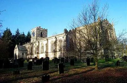 Harewood Church, 15th century grade I listed disused church in grounds of Harewood House, Leeds, West Yorkshire, England.