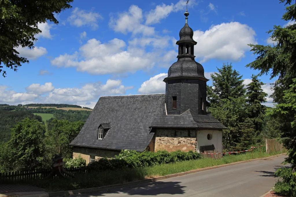 Blick von der Dorfstraße