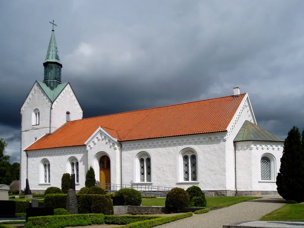 Church at Holmby, Eslövs municipality, Scania, Sweden