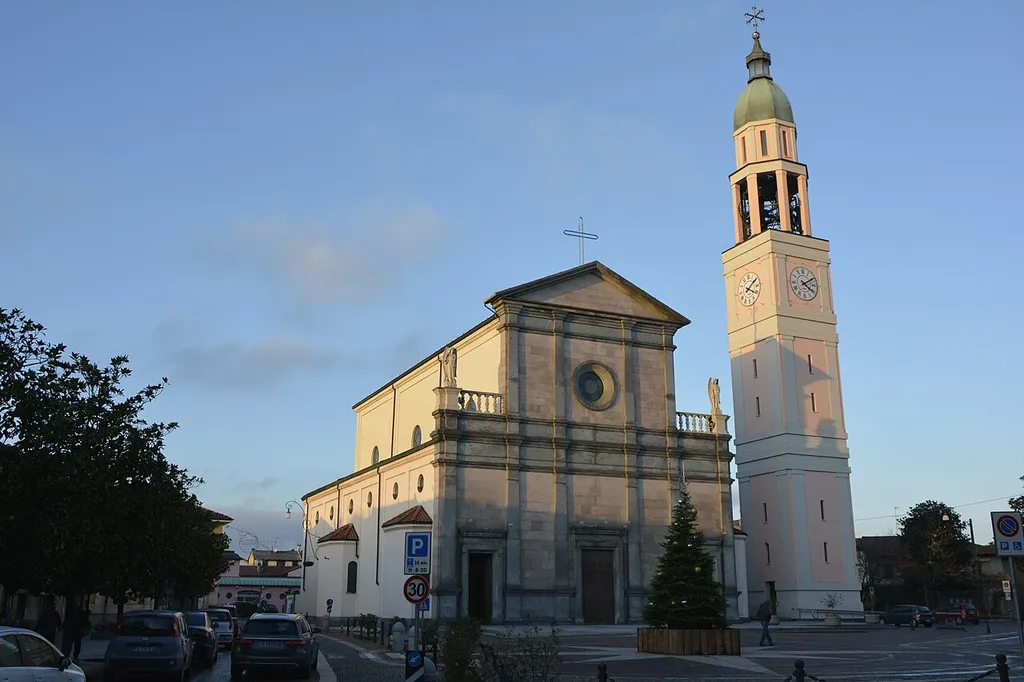 La chiesa parrocchiale di Sant'Eusebio ad Arconate, nella città metropolitana di Milano.