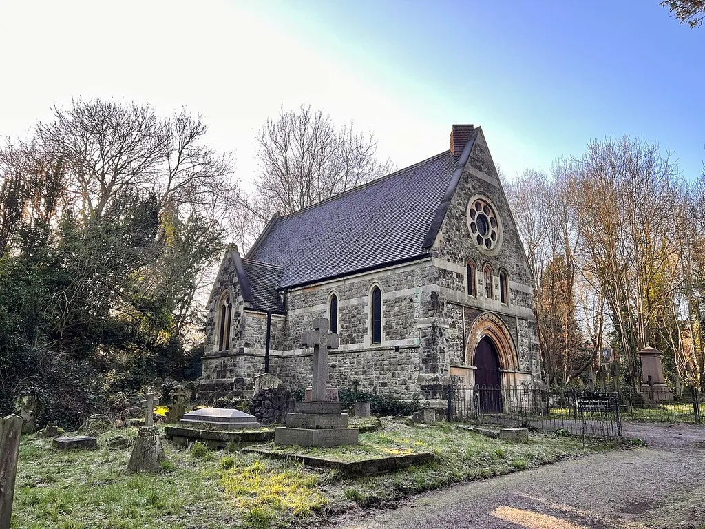 View of Grove Gardens Chapel from the northwest
