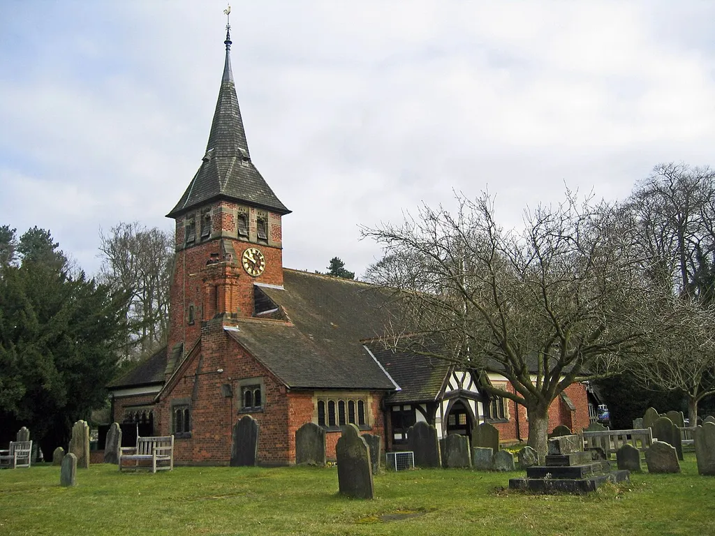 Photograph of the church from the southwest