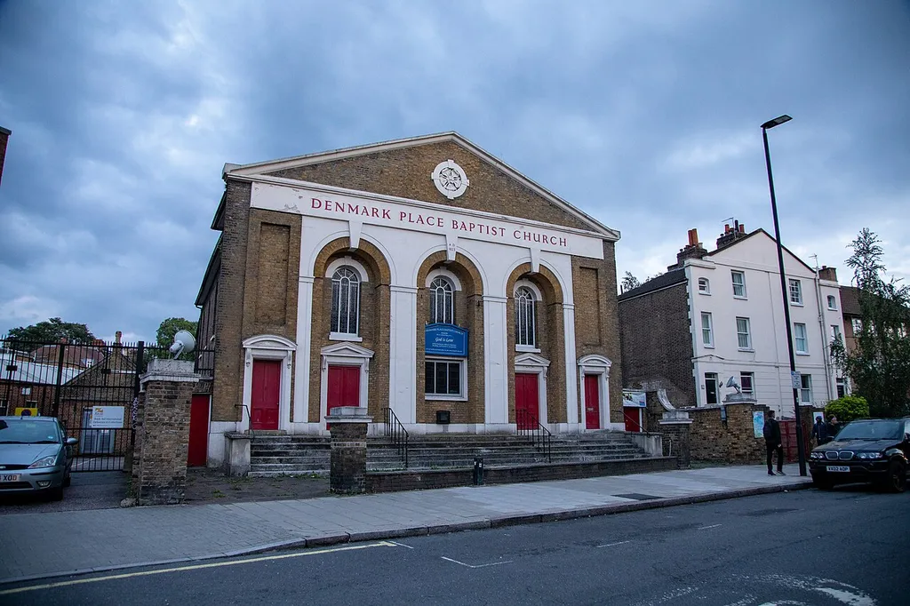 Denmark Place Baptist Church .mw-parser-output .messagebox{margin:4px 0;width:auto;border-collapse:collapse;border:2px solid var(--border-color-progressive,#6485d1);background-color:var(--background-color-neutral-subtle,#fbfcff);color:var(--color-base,#202122);box-sizing:border-box;border-inline-start-width:8px}.mw-parser-output .messagebox.mbox-small{font-size:88%;line-height:1.25em}.mw-parser-output .mbox-warning,.mw-parser-output .mbox-speedy{border:2px solid var(--border-color-error,#b22222);background:var(--background-color-error-subtle,#ffdbdb);border-inline-start-width:8px}.mw-parser-output .mbox-serious,.mw-parser-output .mbox-delete,.mw-parser-output .mbox-stop{border:2px solid var(--border-color-error,#b22222);border-inline-start-width:8px}.mw-parser-output .mbox-issue,.mw-parser-output .mbox-content{border:2px solid #f28500;background:var(--background-color-warning-subtle,#ffe);border-inline-start-width:8px}.mw-parser-output .mbox-query,.mw-parser-output .mbox-style{border:2px solid #f4c430;background:var(--background-color-warning-subtle,#ffe);border-inline-start-width:8px}.mw-parser-output .mbox-shit{border:2px solid #960;border-inline-start-width:8px}.mw-parser-output .mbox-license{border:2px solid #88a;border-inline-start-width:initial}.mw-parser-output .mbox-legal{border:2px solid var(--border-color-notice,#666);background:var(--background-color-base,#fff);border-inline-start-width:8px}.mw-parser-output .mbox-honor{border:2px solid #ca3;background:var(--background-color-warning-subtle,#fcf4db);border-inline-start-width:8px}.mw-parser-output .mbox-growth{border:2px solid #8d4;background:var(--background-color-success-subtle,#d5fdf4);border-inline-start-width:8px}.mw-parser-output .mbox-move{border:2px solid #93c;border-inline-start-width:8px}.mw-parser-output .mbox-protection,.mw-parser-output .mbox-message{border:2px solid var(--border-color-base,#aaa);border-inline-start-width:8px}.mw-parser-output .messagebox .mbox-text{border:none;padding:0.25em 0