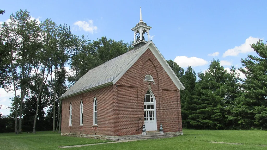 The Pansy Church located in Clinton County, Ohio.