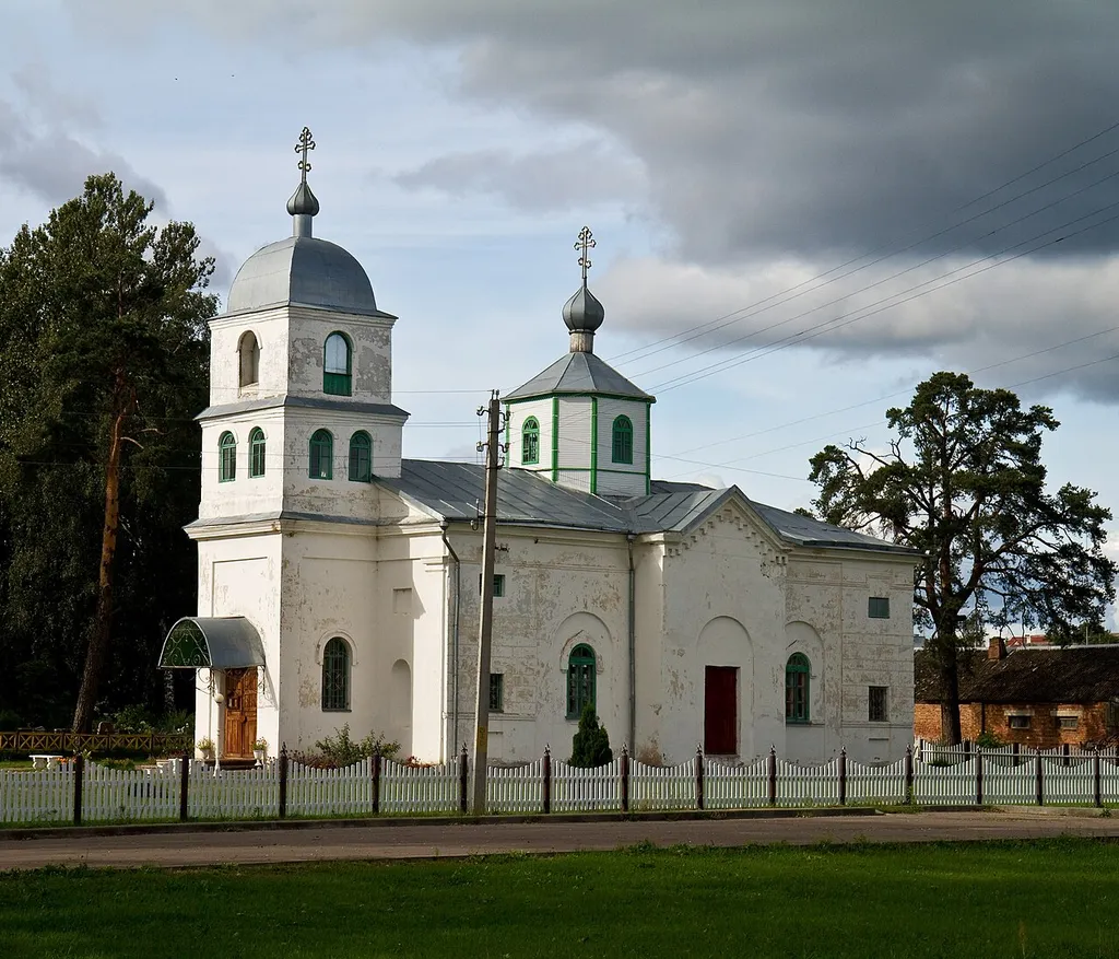 Church of St. Euphrosyne of Polatsk. Vierchniadźvinsk district, Viciebsk province, Belarus.
