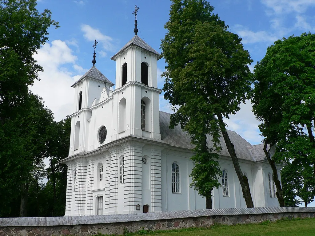 Catholic church in Punia, Lithuania.