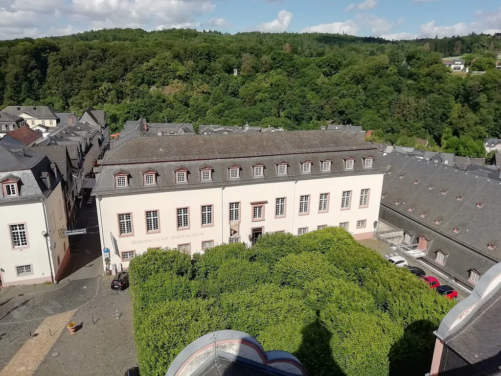 Bergbau- und Stadtmuseum Weilburg, Außenansicht vom Schlossturm