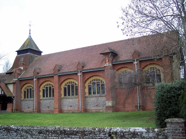 St Birinus' parish church, Morgan's Vale, Wiltshire, seen from the southeast