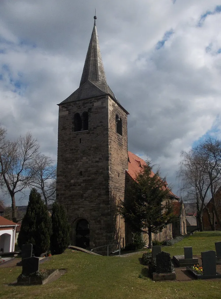 St. John's Church in Kirchscheidungen (Laucha an der Unstrut, district: Burgenlandkreis, Saxony-Anhalt)