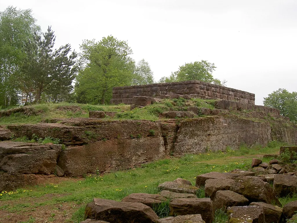 Château du Warthenberg (Rocher Daubenschlag)Vogesen_05_2004 021