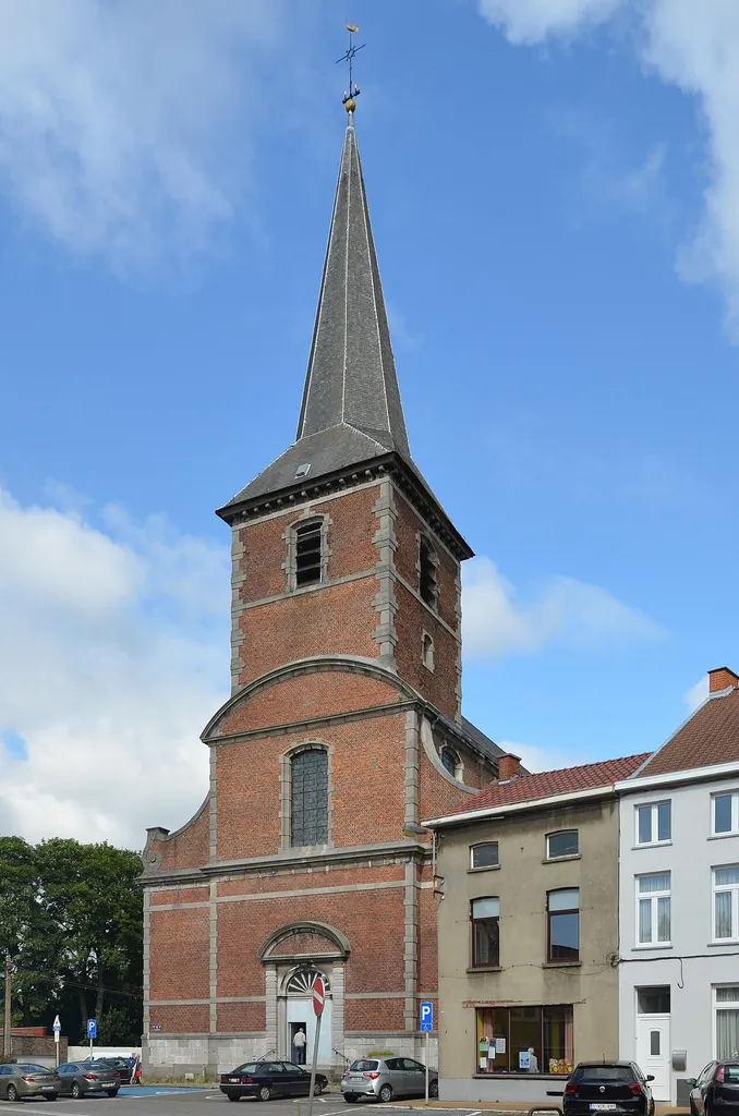 Jumet (Charleroi - Belgium) - Church of Saint-Sulpice (1750-1753) - facade.