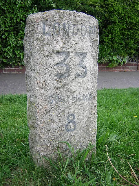 Old Milestone by the A129, London Road, Rayleigh