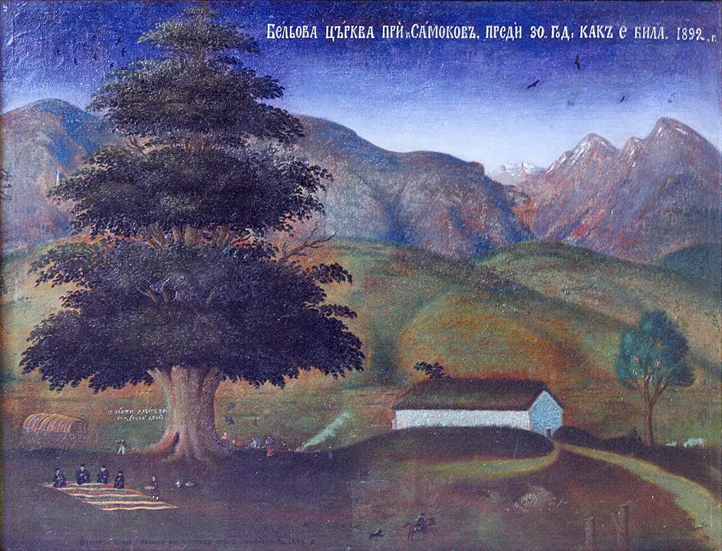"Belyova church", oil paints, 85/66