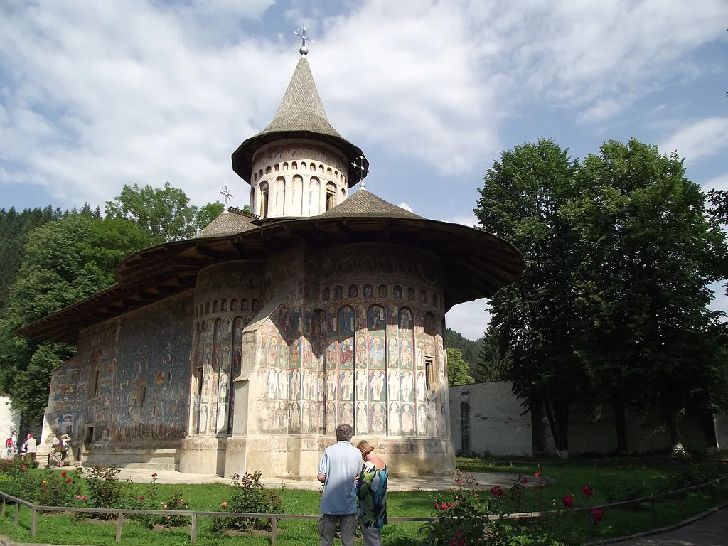 Manastirea Voronet- vedere frontala