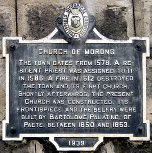 Church of Morong historical marker