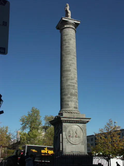 Nelson Column in Old Montreal.