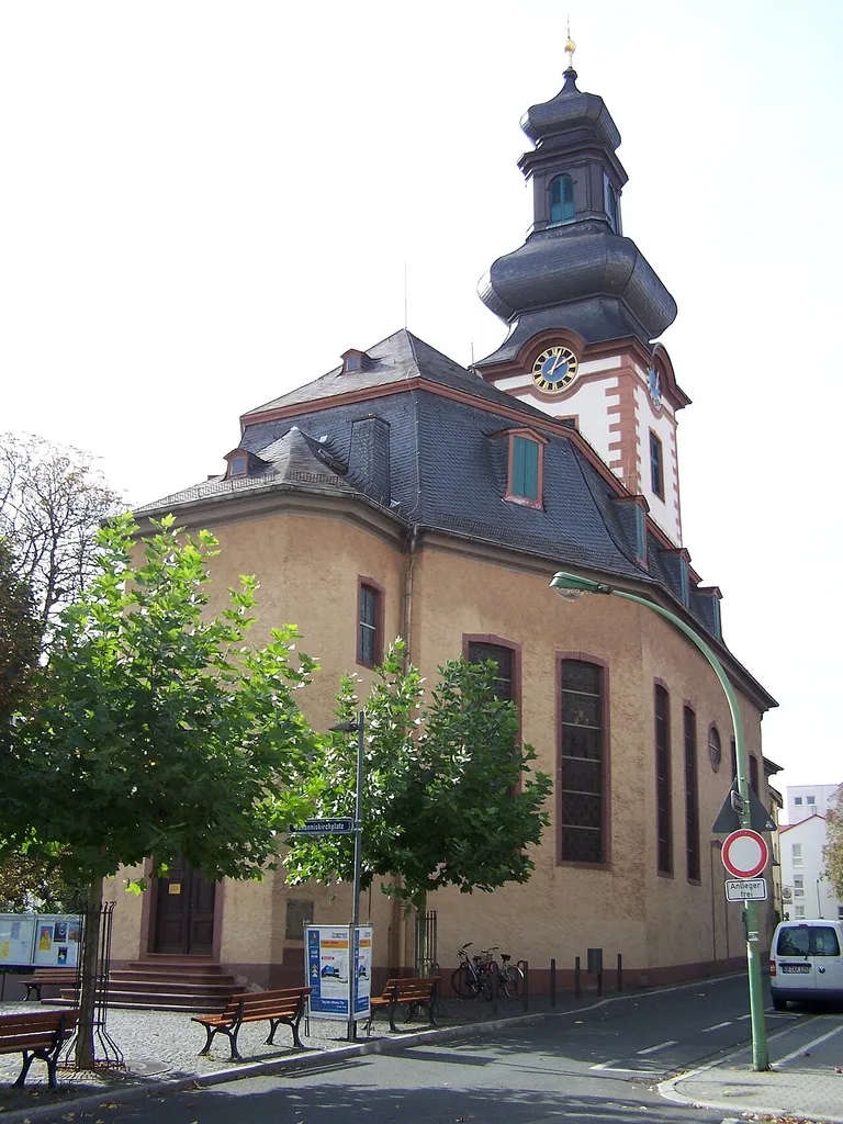 Church of Johannes in Frankfurt am Main-Bornheim, seen from east