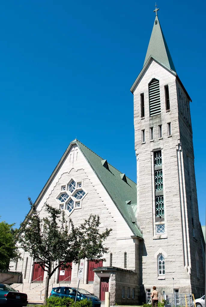 Église Saint-Fidèle dans le quartier Vieux-Limoilou de la ville de Québec.