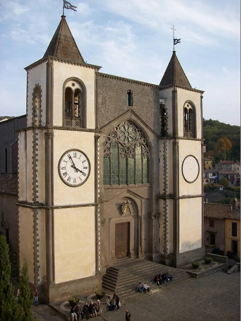 The Abbey of Martin of Tours in san Martino al Cimino, Viterbo, Italy