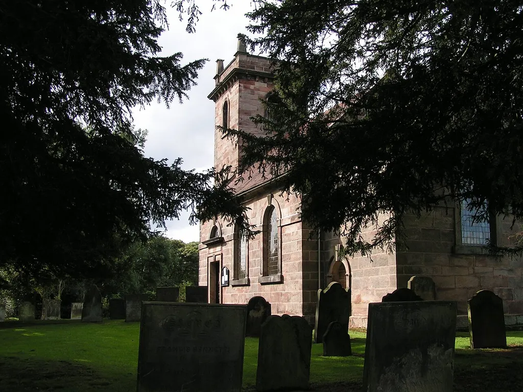 St. Leonard's, Bradley in the Moors. Parish church, largely 18th-century. Grade II* listed. .mw-parser-output .messagebox{margin:4px 0;width:auto;border-collapse:collapse;border:2px solid var(--border-color-progressive,#6485d1);background-color:var(--background-color-neutral-subtle,#fbfcff);color:var(--color-base,#202122);box-sizing:border-box;border-inline-start-width:8px}.mw-parser-output .messagebox.mbox-small{font-size:88%;line-height:1.25em}.mw-parser-output .mbox-warning,.mw-parser-output .mbox-speedy{border:2px solid var(--border-color-error,#b22222);background:var(--background-color-error-subtle,#ffdbdb);border-inline-start-width:8px}.mw-parser-output .mbox-serious,.mw-parser-output .mbox-delete,.mw-parser-output .mbox-stop{border:2px solid var(--border-color-error,#b22222);border-inline-start-width:8px}.mw-parser-output .mbox-issue,.mw-parser-output .mbox-content{border:2px solid #f28500;background:var(--background-color-warning-subtle,#ffe);border-inline-start-width:8px}.mw-parser-output .mbox-query,.mw-parser-output .mbox-style{border:2px solid #f4c430;background:var(--background-color-warning-subtle,#ffe);border-inline-start-width:8px}.mw-parser-output .mbox-shit{border:2px solid #960;border-inline-start-width:8px}.mw-parser-output .mbox-license{border:2px solid #88a;border-inline-start-width:initial}.mw-parser-output .mbox-legal{border:2px solid var(--border-color-notice,#666);background:var(--background-color-base,#fff);border-inline-start-width:8px}.mw-parser-output .mbox-honor{border:2px solid #ca3;background:var(--background-color-warning-subtle,#fcf4db);border-inline-start-width:8px}.mw-parser-output .mbox-growth{border:2px solid #8d4;background:var(--background-color-success-subtle,#d5fdf4);border-inline-start-width:8px}.mw-parser-output .mbox-move{border:2px solid #93c;border-inline-start-width:8px}.mw-parser-output .mbox-protection,.mw-parser-output .mbox-message{border:2px solid var(--border-color-base,#aaa);border-inline-start-width:8px}.mw-pa
