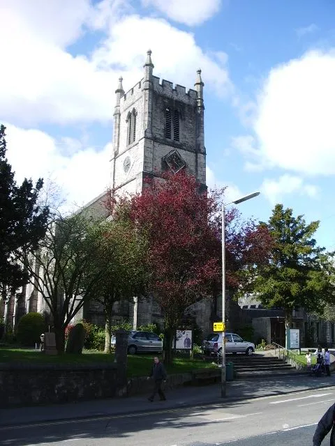St Thomas's parish church, Stricklandgate, Kendal, Cumbria, seen from the east
