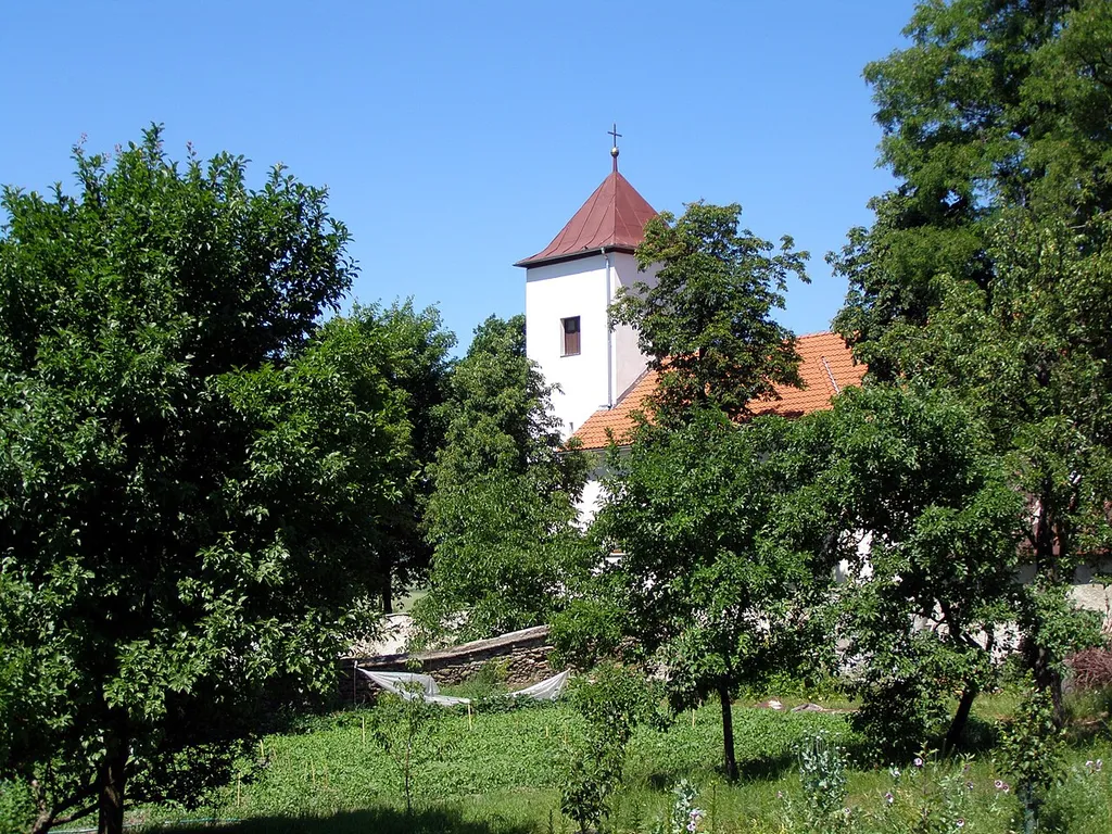 Střížov village, part of Vladislav. St. Giles church -- exterior