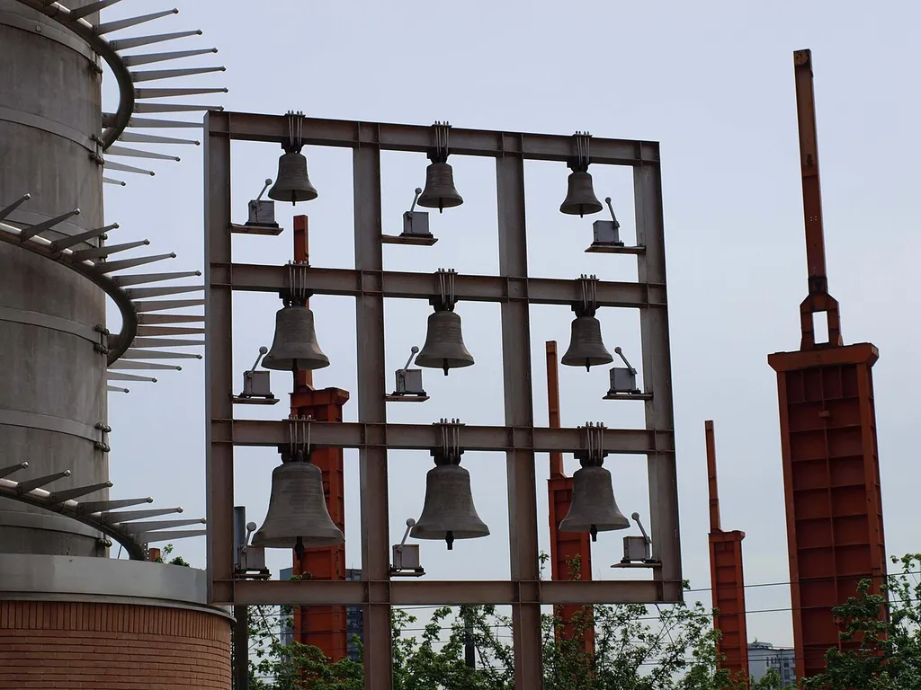The bells of the church of Santo Volto
