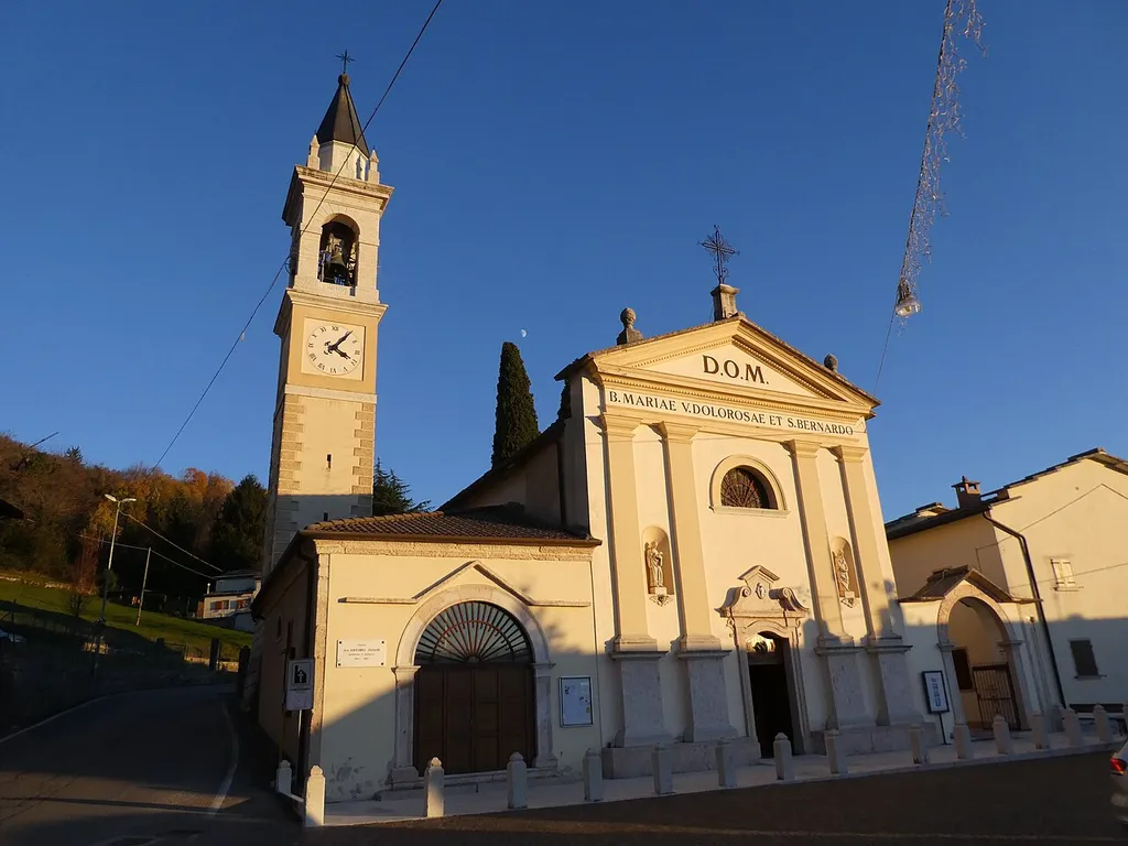 Lughezzano (Bosco Chiesanuova, Veneto, Italy), Saint Bernard of Clairvaux church