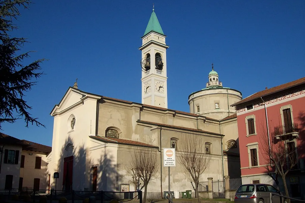 Church of the Saints Gervasius and Protasius in Novate Milanese (province of Milan), Italy