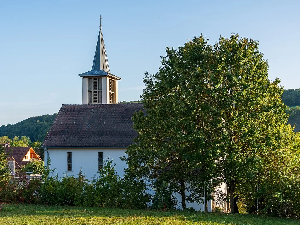 Kirche Zwölf Apostel in Dörzbach im Hohenlohekreis.