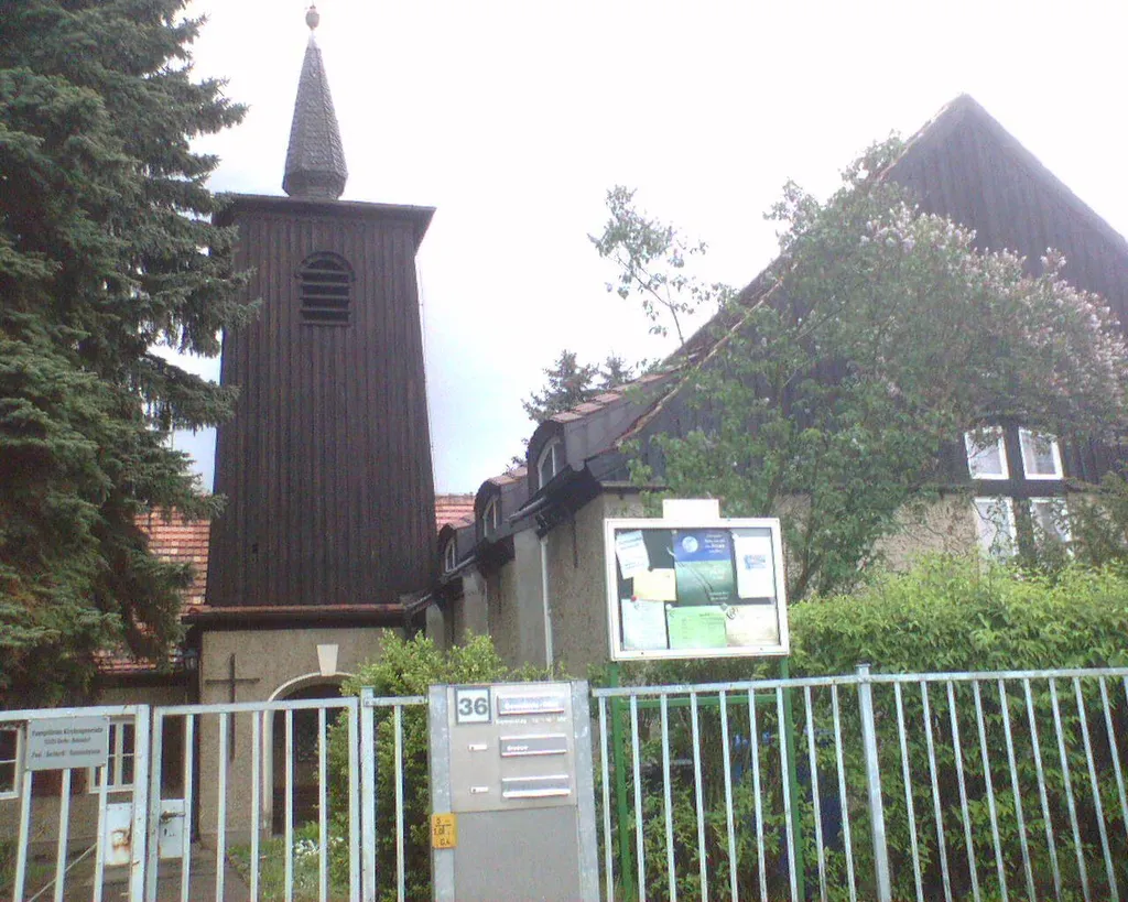 The Paul-Gerhardt-Gemeindeheim (parish home) in Bohnsdorf, Treptow-Köpenick, Berlin.