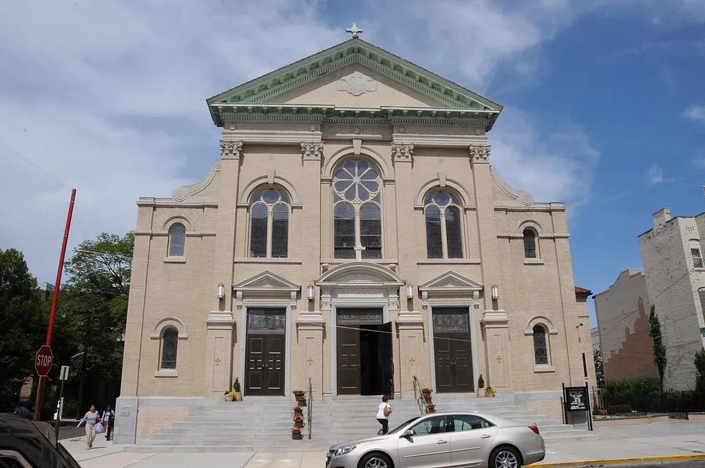 BUILT CIRCA 1927 IN ROMANESQUE STYLE AND RUN BY THE CAPUCHIN FRANCISCAN FRIARS. THE CHURCH WAS BUILT TO SERVE THE ITALIAN-SPEAKING COMMUNITY